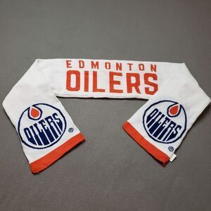Oilers White, Blue and Orange Scarf - Hockey Edmonton
